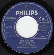 7inch Vinyl Single - Marianne Rosenberg - Wie Weiß Ich, Daß Es Liebe Ist