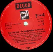 LP - Marianne Faithfull - The World Of Marianne Faithfull