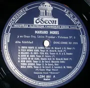 LP - Mariano Mores Y Su Gran Orquesta Lírica Popular - Mariano Mores  - Volumen 9