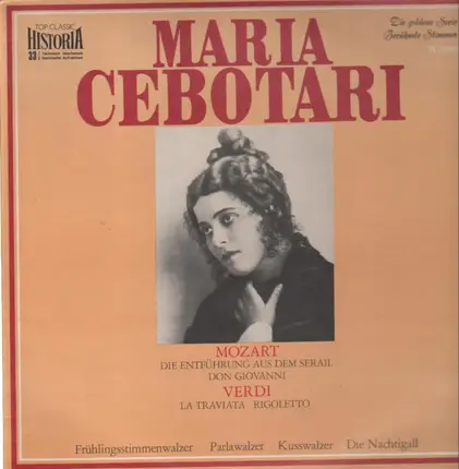 Maria Cebotari - Die goldene Serie berühmter Stimmen