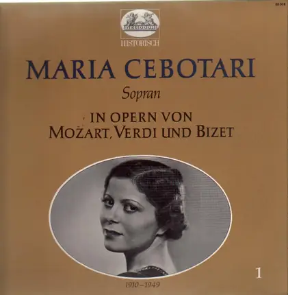 Maria Cebotari - In Opern von Mozart, Verdi und Bizet
