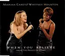 CD Single - Mariah Carey & Whitney Houston - When You Believe (From The Prince Of Egypt)