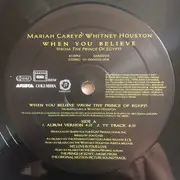 12inch Vinyl Single - Mariah Carey & Whitney Houston - When You Believe (From The Prince Of Egypt) - Single
