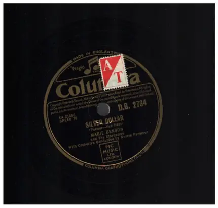 Marie Benson With The Stargazers - Silver Dollar /  Looka Mamma