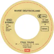 7inch Vinyl Single - Marie Deutschland - Frau Trude
