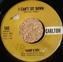 7inch Vinyl Single - Marie Knight & Rex Garvin / Marie Knight - I Can't Sit Down / Miracles