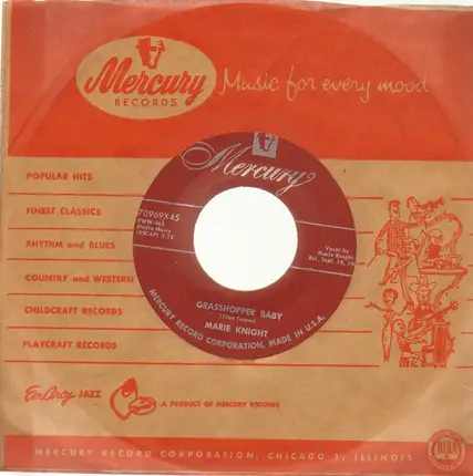 Marie Knight - Grasshopper Baby / Look At Me