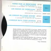 7inch Vinyl Single - Marie Laforêt - Viens Sur La Montagne - EP, Gatefold