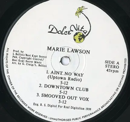 Marie Lawson - Ain't No Way