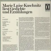 LP - Marie Luise Kaschnitz - Gedichte und Erzählungen