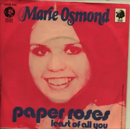 Marie Osmond - Paper Roses