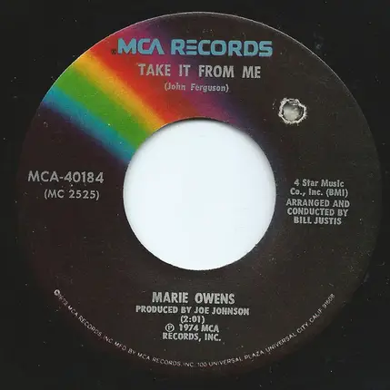 Marie Owens - J. John Jones
