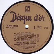 LP - Marie-Paule Belle - Disque D'or
