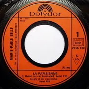 7inch Vinyl Single - Marie-Paule Belle - La Parisienne