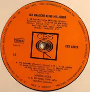 LP - Marika Rökk - Ich Brauche Keine Millionen