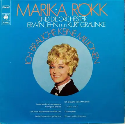 Marika Rökk - Ich Brauche Keine Millionen
