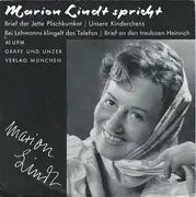 7inch Vinyl Single - Marion Lindt - Brief Der Jette Plischkumkat / Unsere Kinderchens / Bei Lehmanns Klingelt Das Telefon / Brief An Den Treulosen Heinrich