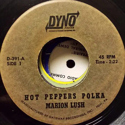 Marion Lush - Hot Peppers Polka / Blue Skirt Waltz