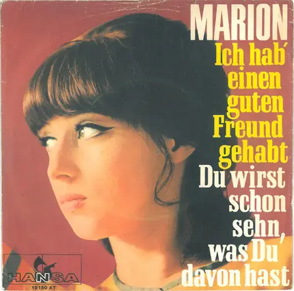 Marion Maerz - Ich Hab' Einen Guten Freund Gehabt