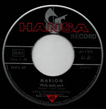 Marion Maerz - Weit, Weit, Weit / Sugar - Sugar