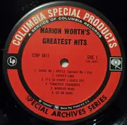 LP - Marion Worth - Greatest Hits