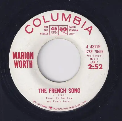 Marion Worth - The French Song