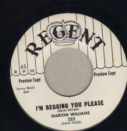 Marion Williams - I'm Begging You Please / The Lord Knows