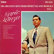 Mario Lanza - His Greatest Hits From Operettas And Musicals Vol. 2