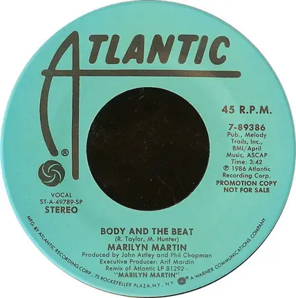 Marilyn Martin - Body And The Beat (Remix Version)