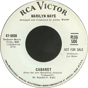 Marilyn Maye - Two Lovers / Cabaret