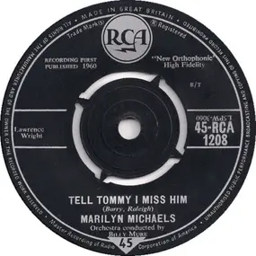 Marilyn Michaels - Tell Tommy I Miss Him