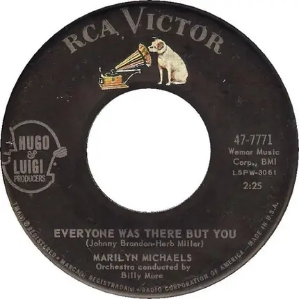 Marilyn Michaels - Tell Tommy I Miss Him / Everyone Was There But You