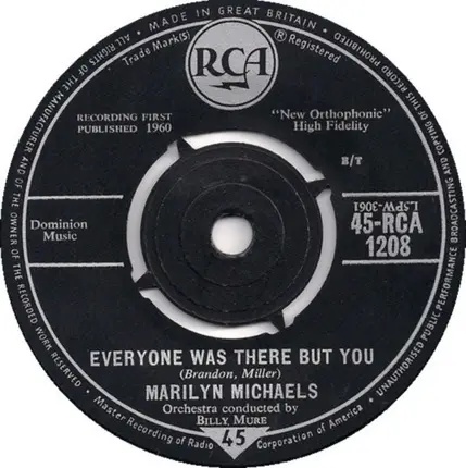 Marilyn Michaels - Tell Tommy I Miss Him