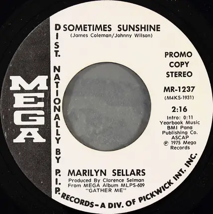 Marilyn Sellars - Sometimes Sunshine