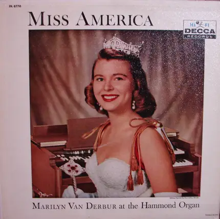 Marilyn Van Derbur - Miss America Marilyn Van Derbur At The Hammond Organ