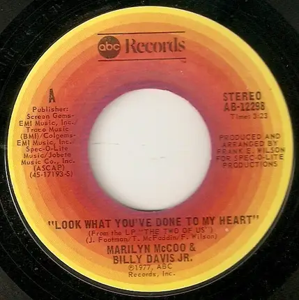 Marilyn McCoo & Billy Davis Jr. - Look What You've Done To My Heart
