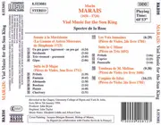 CD - Marais - Viol Music For The Sun King