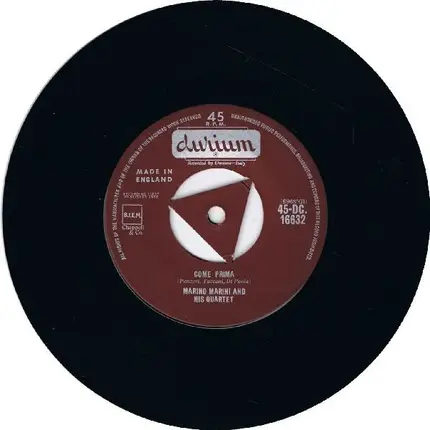 Marino Marini Ed Il Suo Quartetto - Come Prima