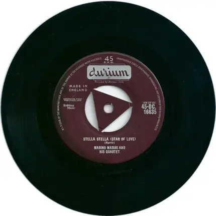 Marino Marini Ed Il Suo Quartetto - Lazzarella / Stella Stella (Star Of Love)