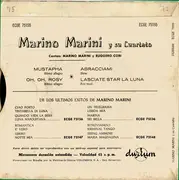 7inch Vinyl Single - Marino Marini Ed Il Suo Quartetto - Mustapha - EP