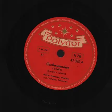 Mario Traversa Mit Kapelle Schoener - Großmütterchen / Großväterchen