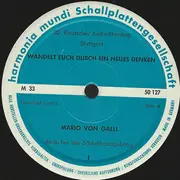10'' - Mario von Galli - Wandelt Euch Durch Ein Neues Denken - Mono