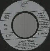 7inch Vinyl Single - Mario Vogt - Hier Ist Einer Zuviel