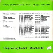 7inch Vinyl Single - Mario Andreani Und Sein Orchester Campagnola - Tänze aus Süd-Italien - Gatefold Sleeve