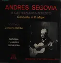 LP - Mario Castelnuovo Tedesco / Manuel María Ponce Cuéllar - Concerto In D Major / Concerto Del Sur (Andrés Segovia) - Mono