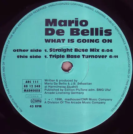 Mario De Bellis - What Is Going On