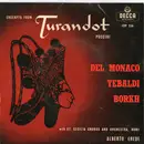 7inch Vinyl Single - Mario Del Monaco , Renata Tebaldi , Inge Borkh - Excerpts From Turandot
