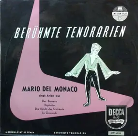 mario del monaco - Mario Del Monaco Singt Berühmte Tenorarien