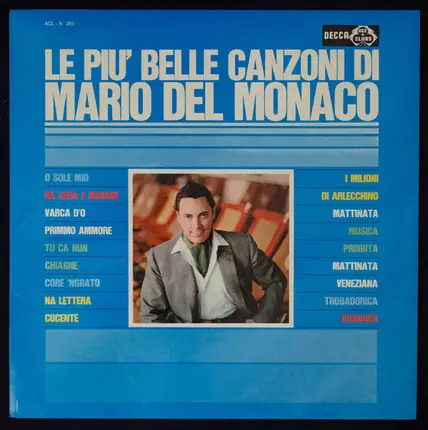 Mario del Monaco - Le Più Belle Canzoni Di Mario Del Monaco