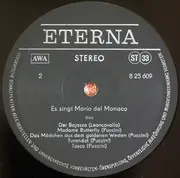 LP - Mario del Monaco - Es Singt Mario Del Monaco - Black Labels